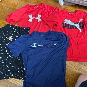 Champion Navy Blue Tee with Logo